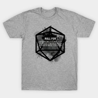 Roll for Initiative Grey T-Shirt